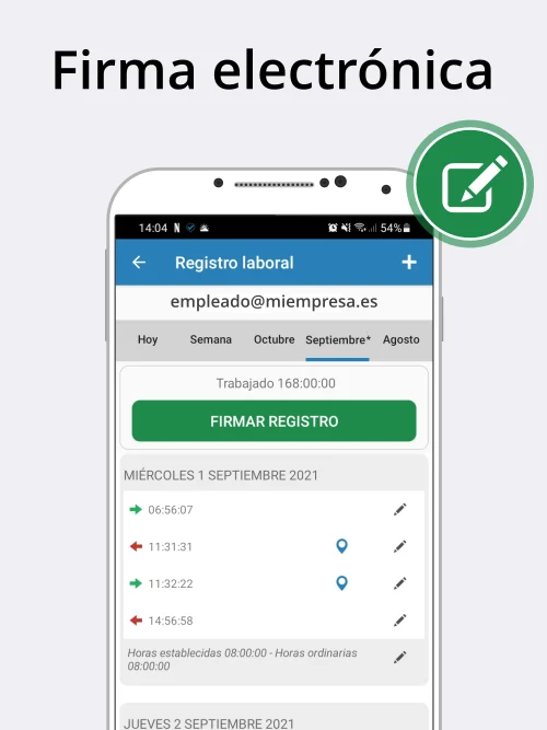 Reloj Laboral screenshot