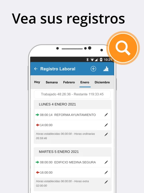 Reloj Laboral screenshot